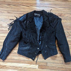 Preview Leathers Vintage Leather Fringe Jacket